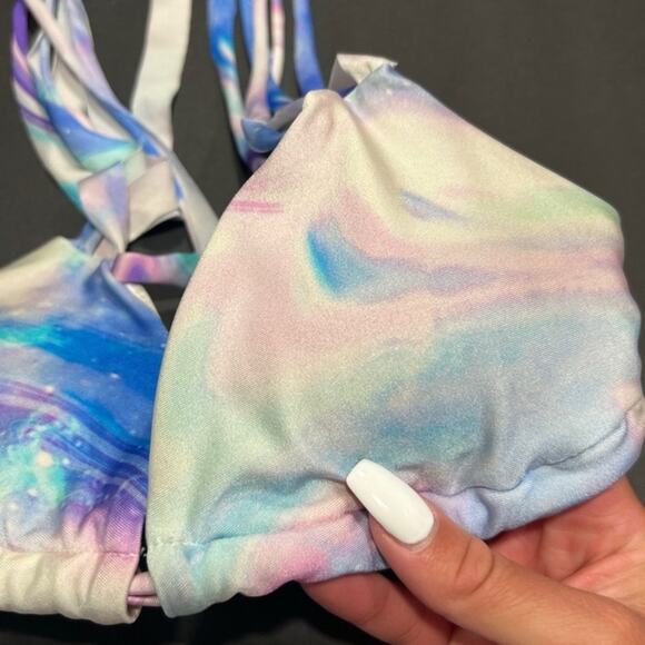 Tie Dye Padded Bikini Top - Picture 6 of 6